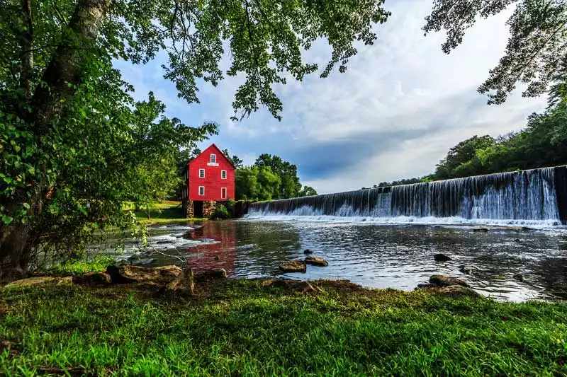 Starrs Mill Waterfall Serene Beauty At Fayette County 