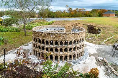 Miniature Village at Rock Garden in Calhoun GA, Gordon County Landmark