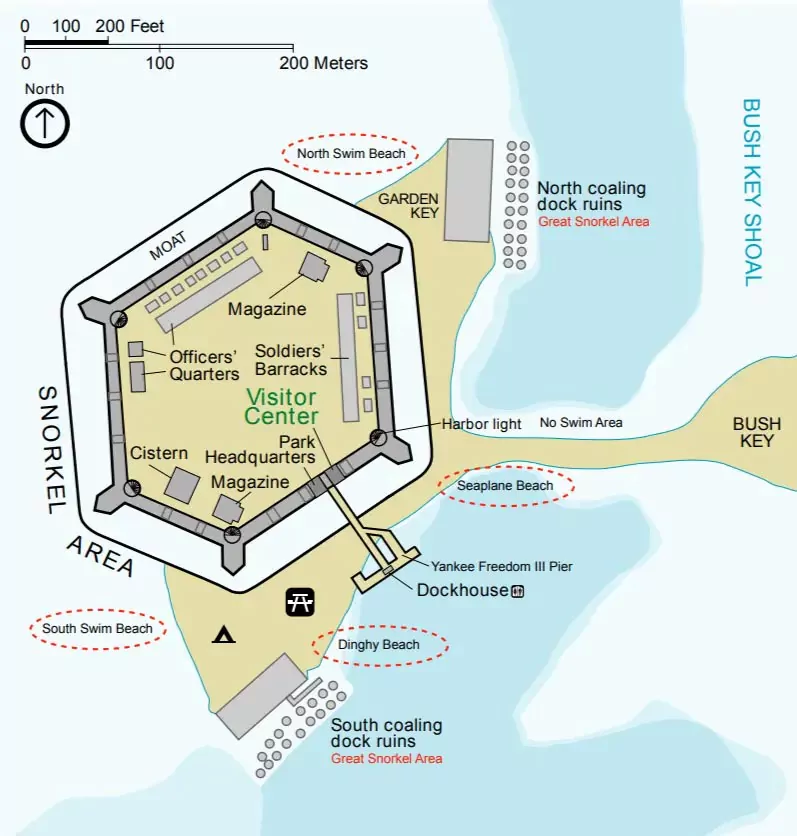 Dry Tortugas Map