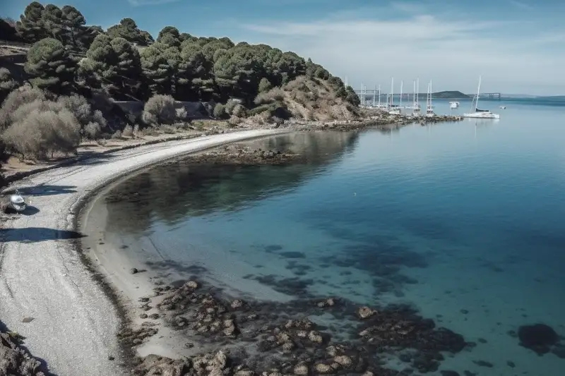 Marmaris Ciftlik Koyu Plaji Denize Girilecek Yerler